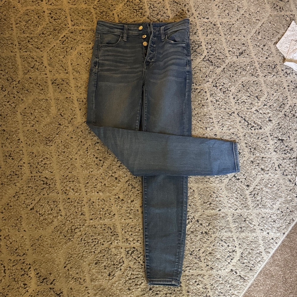 American Eagle Outfitters High Rise Blue Jeans